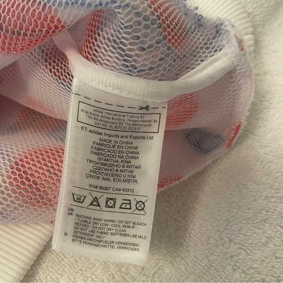 Adidas Originals Osaka Spotted Meshed Graphic Sweatshirt-Size Small-Oversized. - Picture 13 of 14